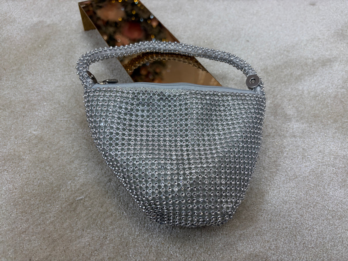 Sparkle Studded Wrist Bag