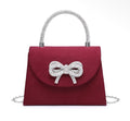 Diamante Embedded Suede Bag