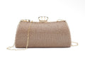 Champagne Double Side Diamante Bag